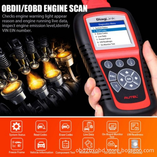 Original Autel Diaglink Full Systems Diagnostic Tool DIY Version of MD802